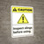Caution: Inspect Slings Before Using ANSI - Wall Sign