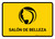 Beauty Salon Yellow Spanish Landscape - Wall Sign