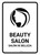 Beauty Salon White Bilingual Spanish Portrait - Wall Sign