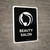 Beauty Salon Black Portrait - Wall Sign