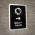 Beauty Salon With Right Arrow Black Portrait - Wall Sign