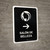Beauty Salon With Right Arrow Black Spanish Portrait - Wall Sign