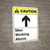 Caution: Men Working Above ANSI - Wall Sign