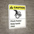Caution: Pinch Points Keep Hands Clear ANSI - Wall Sign