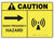 Caution: Radio Frequency Right Arrow ANSI - Wall Sign