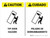 Caution: Tip Over Hazard Bilingual Spanish - Wall Sign