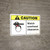 Caution: Watch Overhead Clearance ANSI - Wall Sign