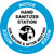 Notice: Use Before And After Meeting Circular - Floor Sign