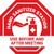Hand Sanitizer Station - Use Before And After Meeting Stop Sign - Floor Sign