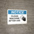 Notice: Clean Machine After Use - Wall Sign