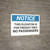 Notice: Elevator Freight Passengers - Wall Sign