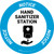 Notice: Hand Sanitizer Station Circular - Floor Sign