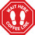Stop Sign - Wait Here - Coffee Line - Floor Sign