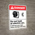 Danger: Do Not Look Electric Arc Vision Damage Occur ANSI - Wall Sign