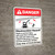 Danger: Electrocution Hazard With Crane ANSI - Wall Sign