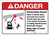 Danger: Electrocution Hazard Keep Clear Of Truck Load ANSI - Wall Sign