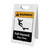 Warning: Fall Hazard Stay Clear with Graphic Portrait ANSI - A-Frame Sign
