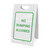 No Dumping Allowed Green and White Portrait - A-Frame Sign