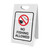 No Fishing Allowed with Icon Portrait - A-Frame Sign