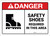 Danger: Ppe Safety Shoes Required ANSI - Wall Sign