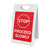 Proceed Slowly Stop Sign Portrait - A-Frame Sign