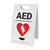AED with Icon Yellow Portrait - A-Frame Sign