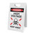 Danger: High Voltage Skull and Lightning Portrait - A-Frame Sign