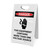 Danger: This Equipment Contains More Than One Voltage Sources with Graphic Portrait - A-Frame Sign