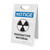 Notice: Radioactive Material Portrait with Icon - A-Frame Sign