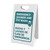 Emergency Shower Eye Wash Portrait Bilingual Spanish - A-Frame Sign