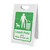 Leash Pets And Obey Scoop Law with Icon Portrait - A-Frame Sign