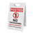 Posted No Trespassing Private Property with Icon Portrait - A-Frame Sign