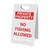 Private Property No Fishing Allowed Portrait - A-Frame Sign
