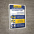 Covid-19 Store Occupancy Customers Blue Portrait - Wall Sign