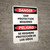 Danger: PPE Ear Protection Required Bilingual Spanish - Wall Sign