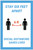 Stay 6Ft Aparts Social Distance Saves Lives - Label