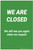 We Are Closed We Will See Your When We Reopen! - Label