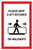 Please Keep a 6ft Distance on walkways Portrait - Label