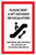 Please Keep a 6Ft Distance on Escalators Bilingual Spanish Portrait - Label