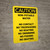 Caution: Non-Potable Water - Prohibited List - Wall Sign