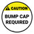 Caution: Bump Cap Required Circle - Floor Sign