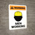 Warning: Men Working with Icon Portrait - Wall Sign