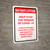 Do Not Litter: Help Stop The Spread of Covid-19 - Always Discard Your Used Gloves and Mask in Trash Portrait - Wall Sign