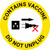 Contains Vaccine - Do Not Unplug Yellow with Graphic Circle - Floor Sign
