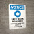 Notice: Face Mask Required Even for Those With Covid-19 Vaccination with Graphic Portrait - Wall Sign