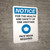 Notice: For the Health and Safety of One Another Face Mask Required with Graphic Portrait - Wall Sign