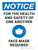 Notice: For the Health and Safety of One Another Face Mask Required with Graphic Portrait - Wall Sign