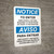 Notice: To Enter Employees & Visitors Required to Show Proof of Covid-19 Vaccination Bilingual Spanish Portrait - Wall Sign