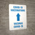 Covid-19 Vaccinations Arrow Up Bilingual Spanish Portrait - Wall Sign