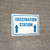 Vaccination Station Two Arrows Up Landscape - Wall Sign